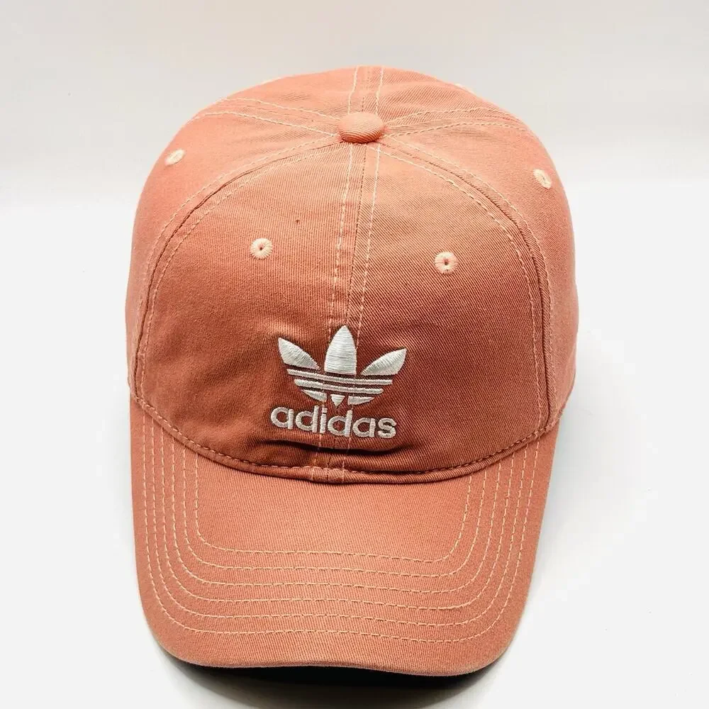 Adidas Cap Hat Corral Womens Trefoil Embroidered Logo Adjustable Strap Outdoors
